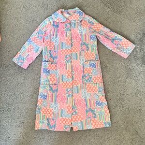 Vintage Quilted House Coat